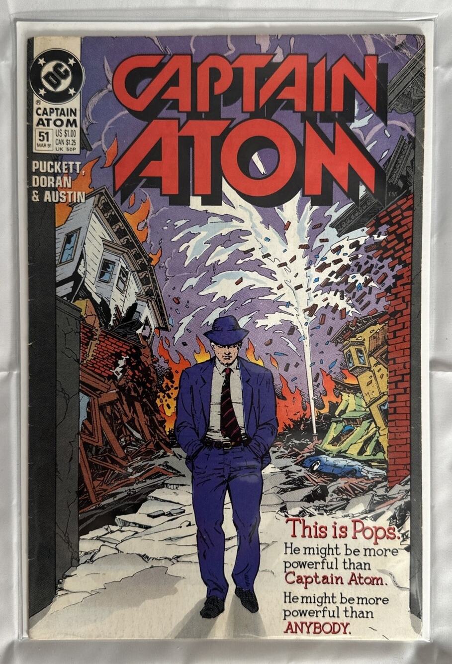 CAPTAIN ATOM #51 VOL. 3 9.2 1ST APP DC COMIC BOOK CM54-79